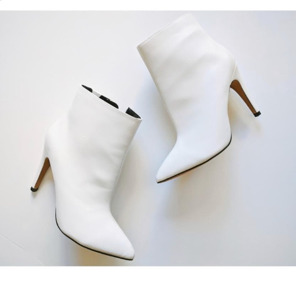 Express White Booties